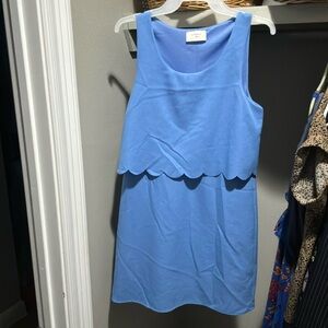 Blue mini dress. Worn once.
